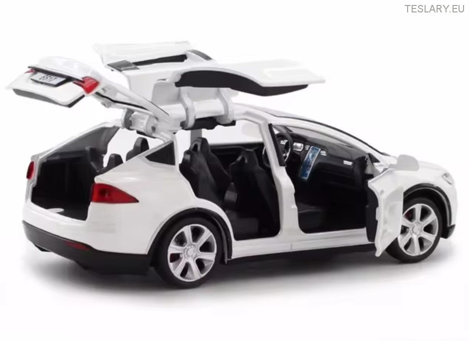 Tesla Model Model X 1:24 Skalamodell Uoffisiell versjon