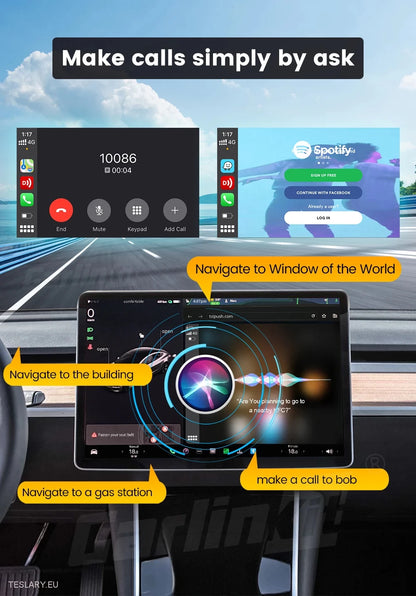 Tesla Wireless Adapter for CarPlay for Android & Apple Devices