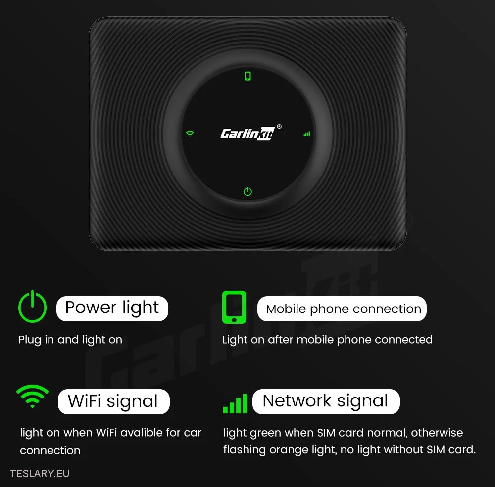 Tesla Wireless Adapter for CarPlay for Android & Apple Devices