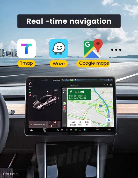 Tesla Wireless Adapter for CarPlay for Android & Apple Devices