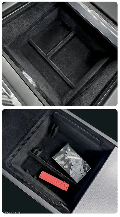 Tesla Model 3+ Highland Center Console Trays Front & Bak -arrangører