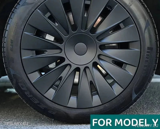Tesla Model Y 19" Heldekkende hjulkapsler i sports- og ytelsesstil