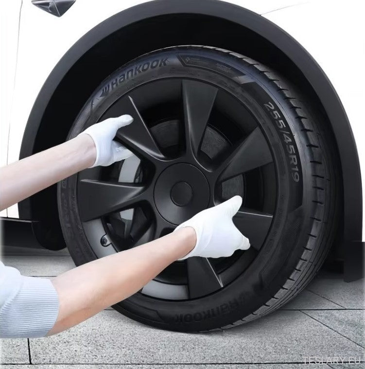 Tesla Model Y 19" Hjulkapsler i induksjonsstil med ytelsesstil
