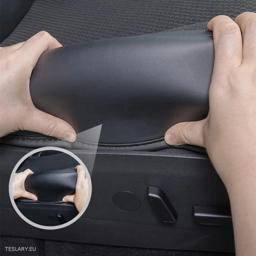 Tesla Model 3/Y Ventilated Seat Cover (S) i svart eller hvitt PU -skinn (1 stk)