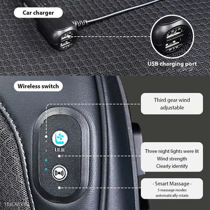 Tesla Model 3/Y Ventilated Seat Cover (S) i svart eller hvitt PU -skinn (1 stk)