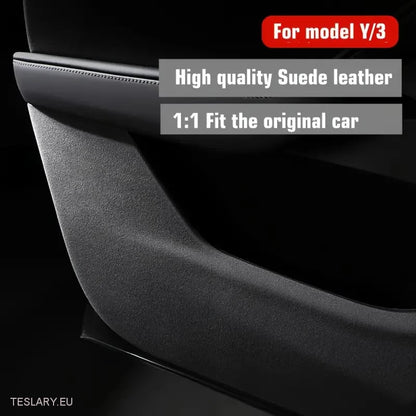 Tesla Model 3/Y Anti Kick Protective Suede Door Panel Covers