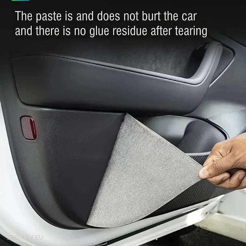 Tesla Model 3/Y Anti Kick Protective Suede Door Panel Covers