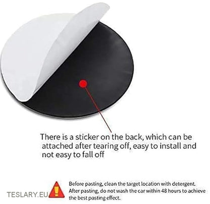 Wheel Hub Center Cap -klistremerker med logo for Tesla 3, Y, S og X