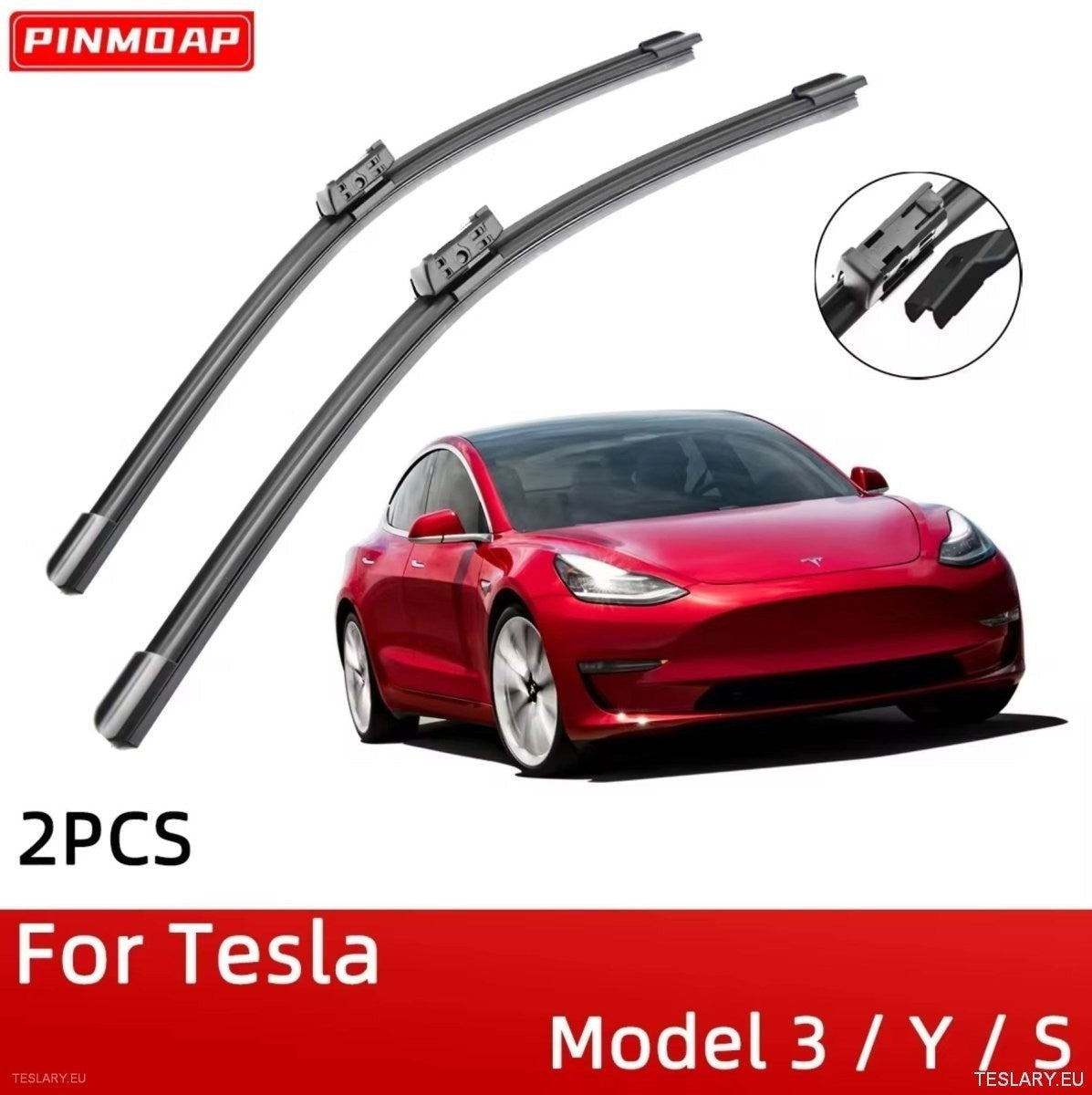 All Weather Windscreen Wiper Blades for Tesla Model 3, Model Y og S