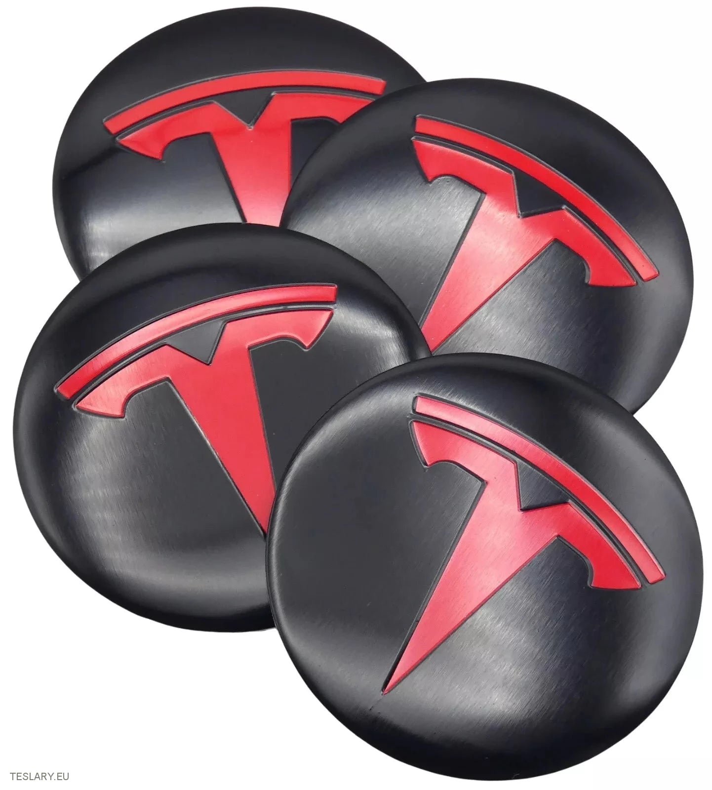 Wheel Hub Center Cap -klistremerker med logo for Tesla 3, Y, S og X