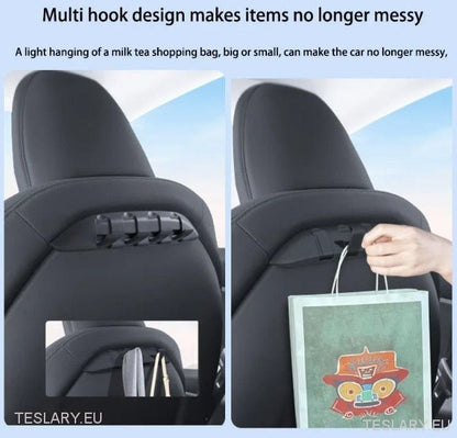 Tesla Model 3/Y & Highland Hidden Hook for baksiden av passasjerer eller førerseter
