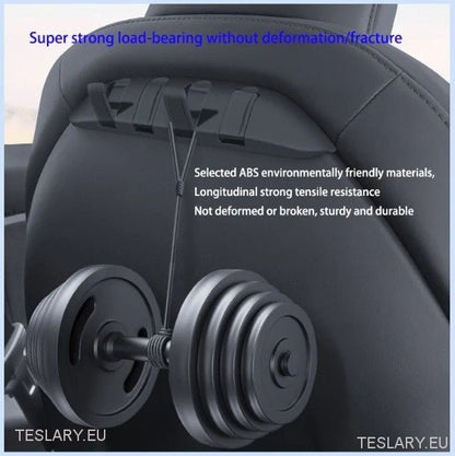 Tesla Model 3/Y & Highland Hidden Hook for baksiden av passasjerer eller førerseter