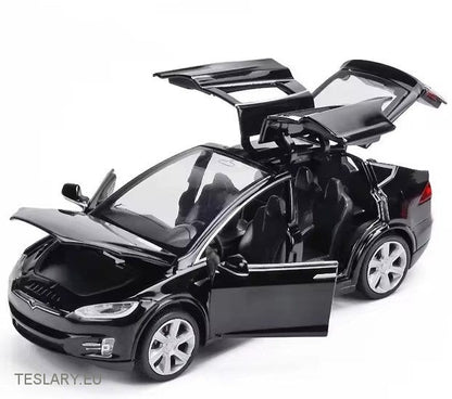 Tesla Model Model X 1:32 uoffisiell versjon svart, rød eller hvit