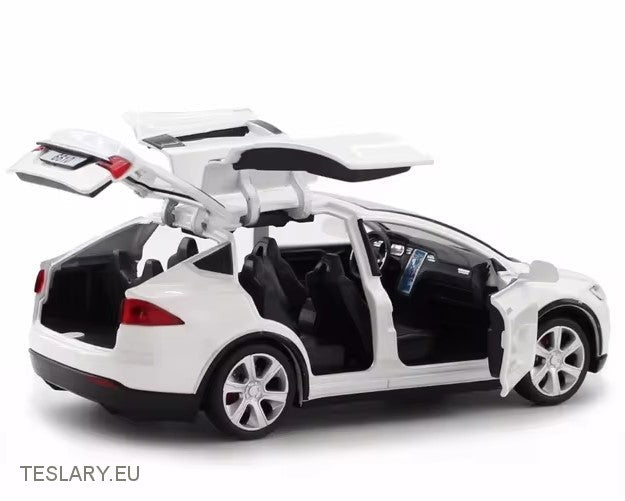 Tesla Model Model X 1:32 uoffisiell versjon svart, rød eller hvit