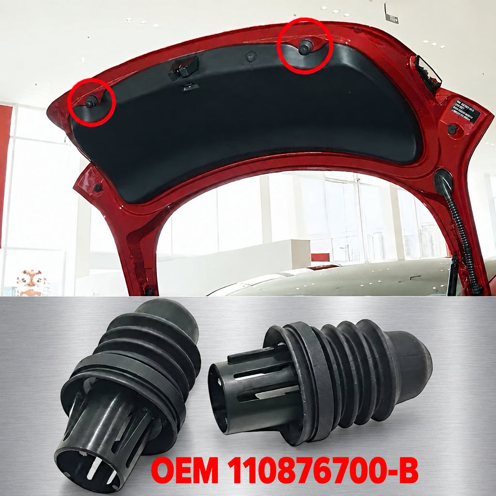 Tesla Model 3 Trunk Buffer Stop Blocks  Left  Right Spring Shock Absorbing Trunk Lid Rubber Bumpers OEM PART NUMBER 110876700B Buy from Ireland and Europes Teslary.eu