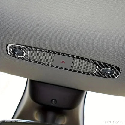 Kuppel/kart lysdeksel for Tesla 3/y karbonfiber