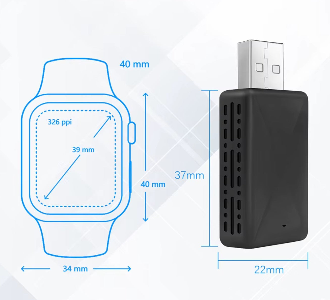 Wireless CarPlay Android Auto Smart Dongle for All Cars