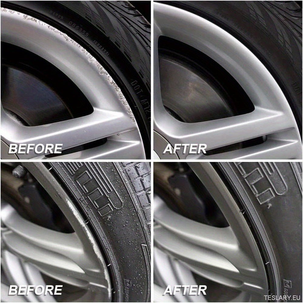 Automotive Hub Wheel Refinisher, Alloy Wheel Scratch Repair Paste, Car Maintenance Polishing Cream for Rust & Scale Removal - TESLARY Tesla Shop Accessories Europe Nederlands Ireland Deutschland Espana Alicante France Italia