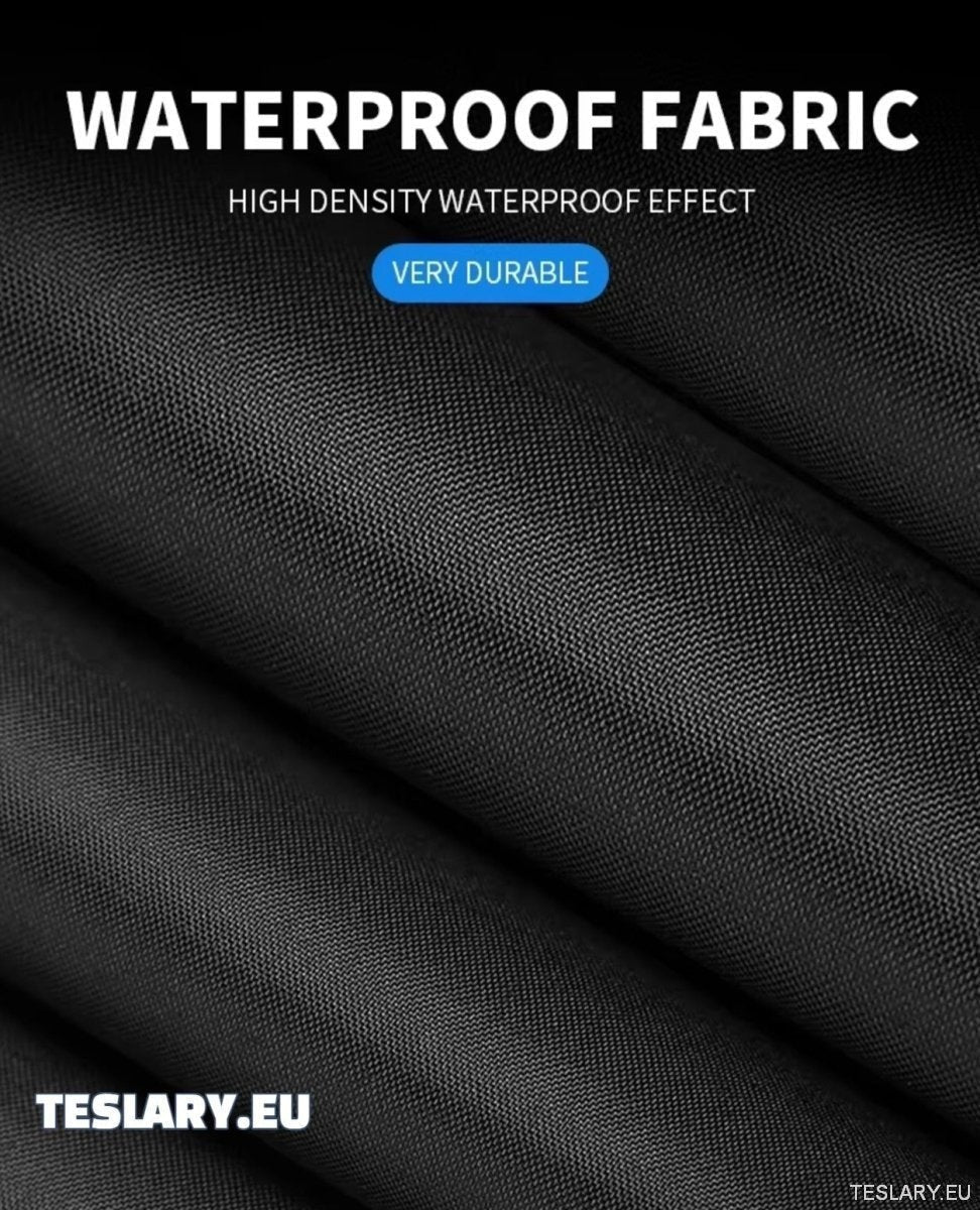 Black Wind & Rain Resistant Umbrella with Tesla Logo - TESLARY Tesla Shop Accessories Europe Nederlands Dublin Cork Ireland Deutschland Espana Alicante France Italia