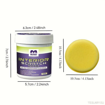 Car Interior Renewal Cream - Scratch Remover & Plastic Repair for Dashboards, Trim & Bumpers - TESLARY Tesla Shop Accessories Europe Nederlands Ireland Deutschland Espana Alicante France Italia