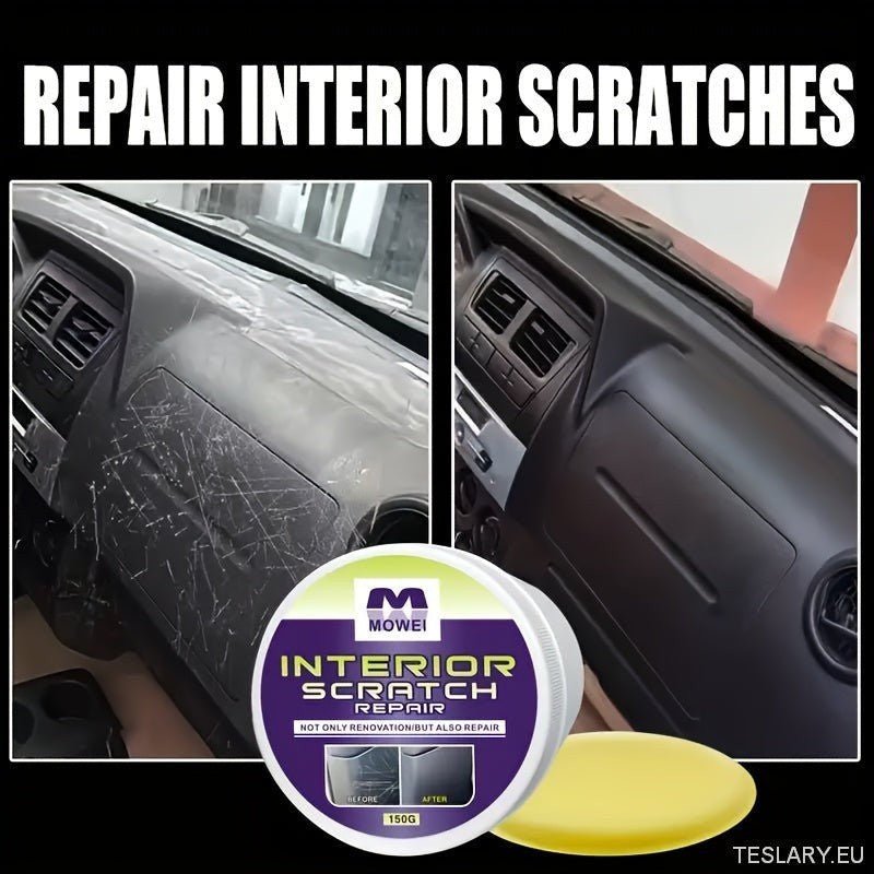 Car Interior Renewal Cream - Scratch Remover & Plastic Repair for Dashboards, Trim & Bumpers - TESLARY Tesla Shop Accessories Europe Nederlands Ireland Deutschland Espana Alicante France Italia
