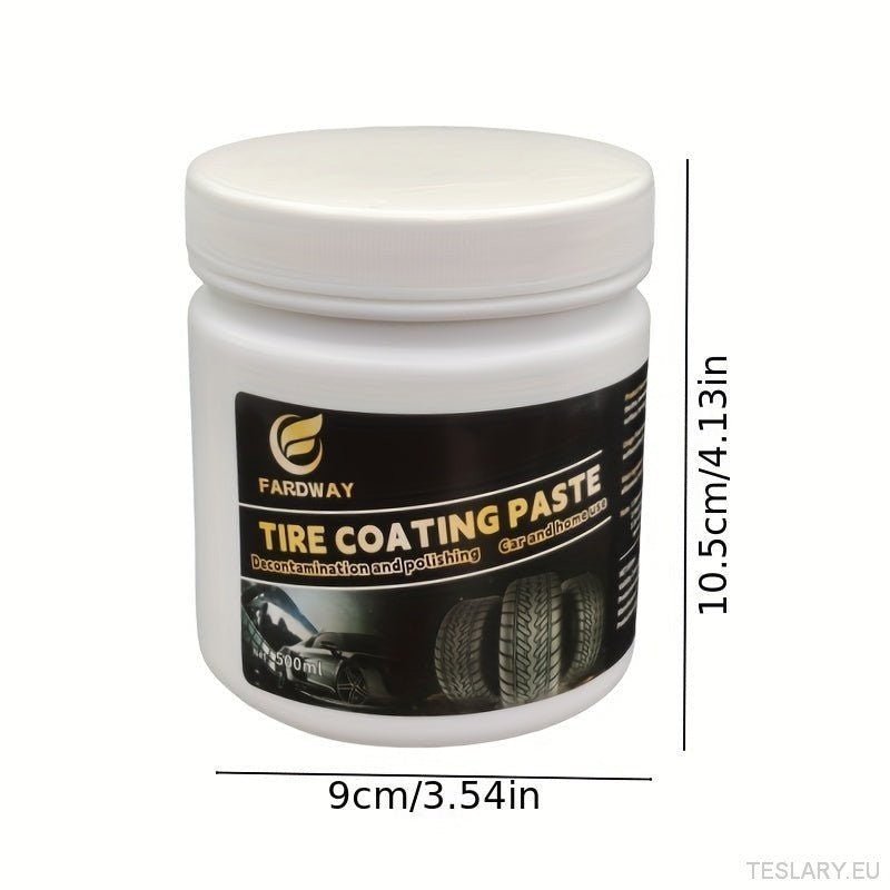 500ml Car Tyre Waxing and Glazing for your EV - TESLARY Tesla Shop Accessories Europe Nederlands Ireland Deutschland Espana Alicante France Italia