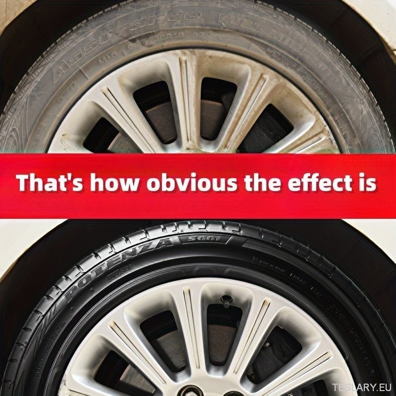 500ml Car Tyre Waxing and Glazing for your EV - TESLARY Tesla Shop Accessories Europe Nederlands Ireland Deutschland Espana Alicante France Italia