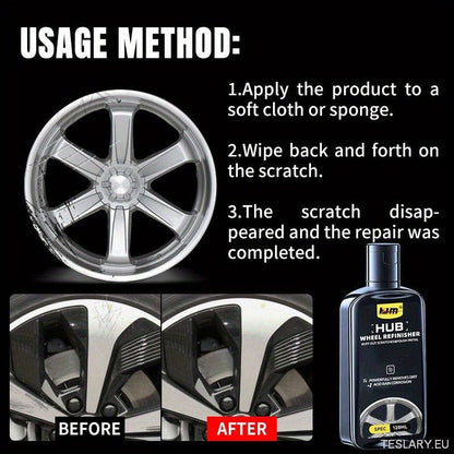 Car wheel hub scratches repair kit, Wheel hub retreading and polishing paste, Automobile wheel hub scratches, rust, fading repair agent, Premium care wax for wheel hub - TESLARY Tesla Shop Accessories Europe Nederlands Dublin Cork Ireland Deutschland Espana Alicante France Italia