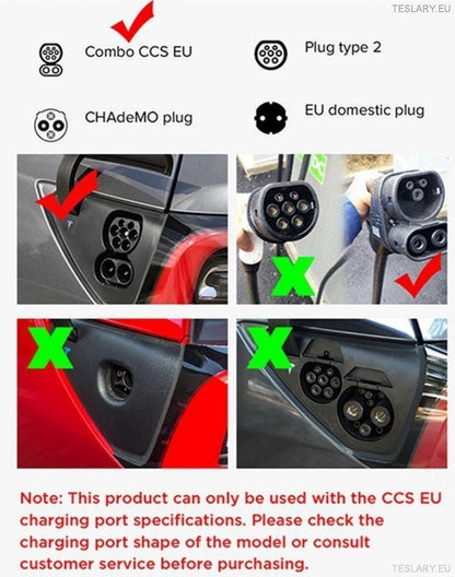 CCS Charge Port Weatherproof Cover for Tesla Model 3 / Y - TESLARY Tesla Shop Accessories Europe Nederlands Ireland Deutschland Espana Alicante France Italia
