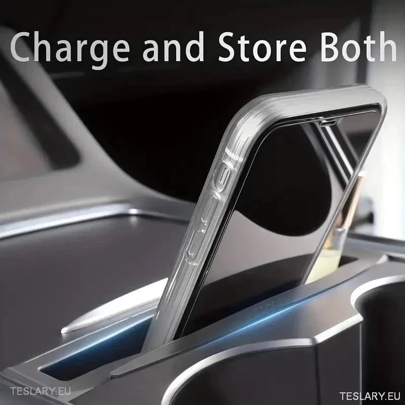 Center Console Arrangør og telefonholder for Tesla Model 3/Y