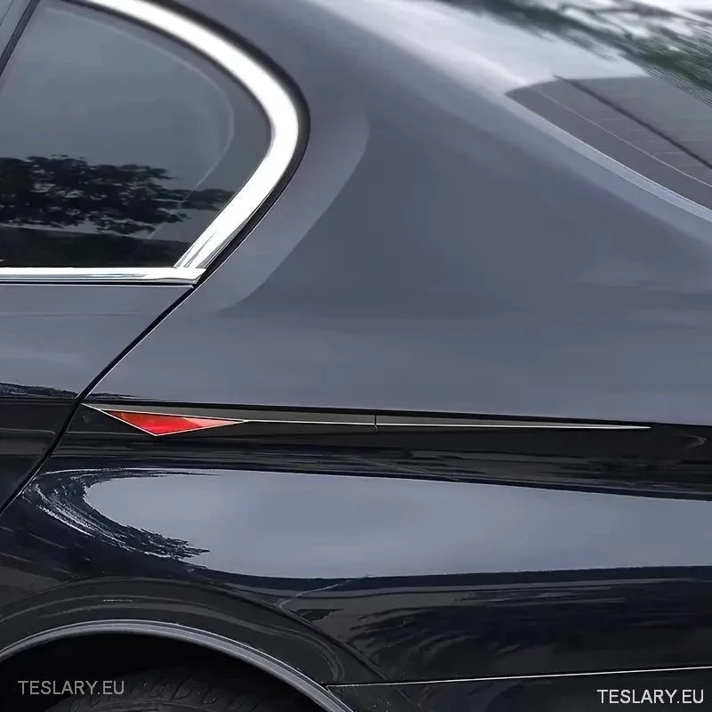 Chrome Plated Trim Accents for Side or Bonnet - TESLARY Tesla Shop Accessories Europe Nederlands Dublin Cork Ireland Deutschland Espana Alicante France Italia