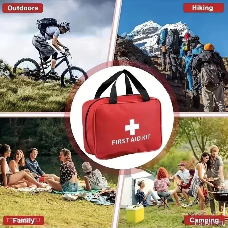 Compact Emergency First Aid Kit for your Tesla Car - TESLARY Tesla Shop Accessories Europe Nederlands Ireland Deutschland Espana Alicante France Italia