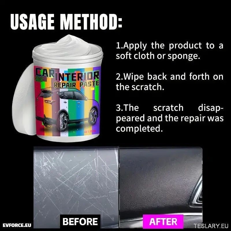 Complete Car Interior Restoration Paste Kit Suitable for all TESLA , BYD , MG , KIA and other EVs - TESLARY Tesla Shop Accessories Europe Nederlands Ireland Deutschland Espana Alicante France Italia