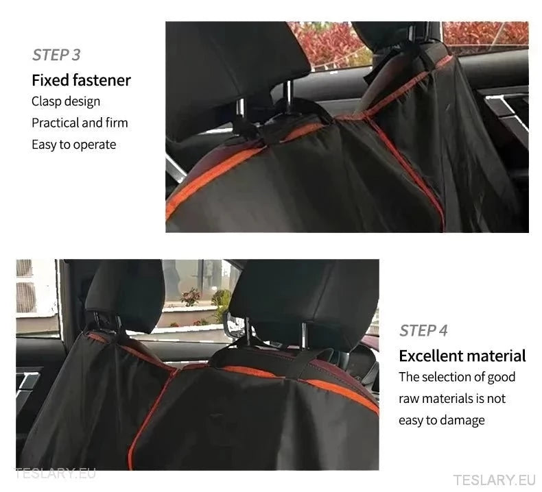 Robust hundebilsete deksel for baksete egnet for Tesla 3, Y&S & Other EVS