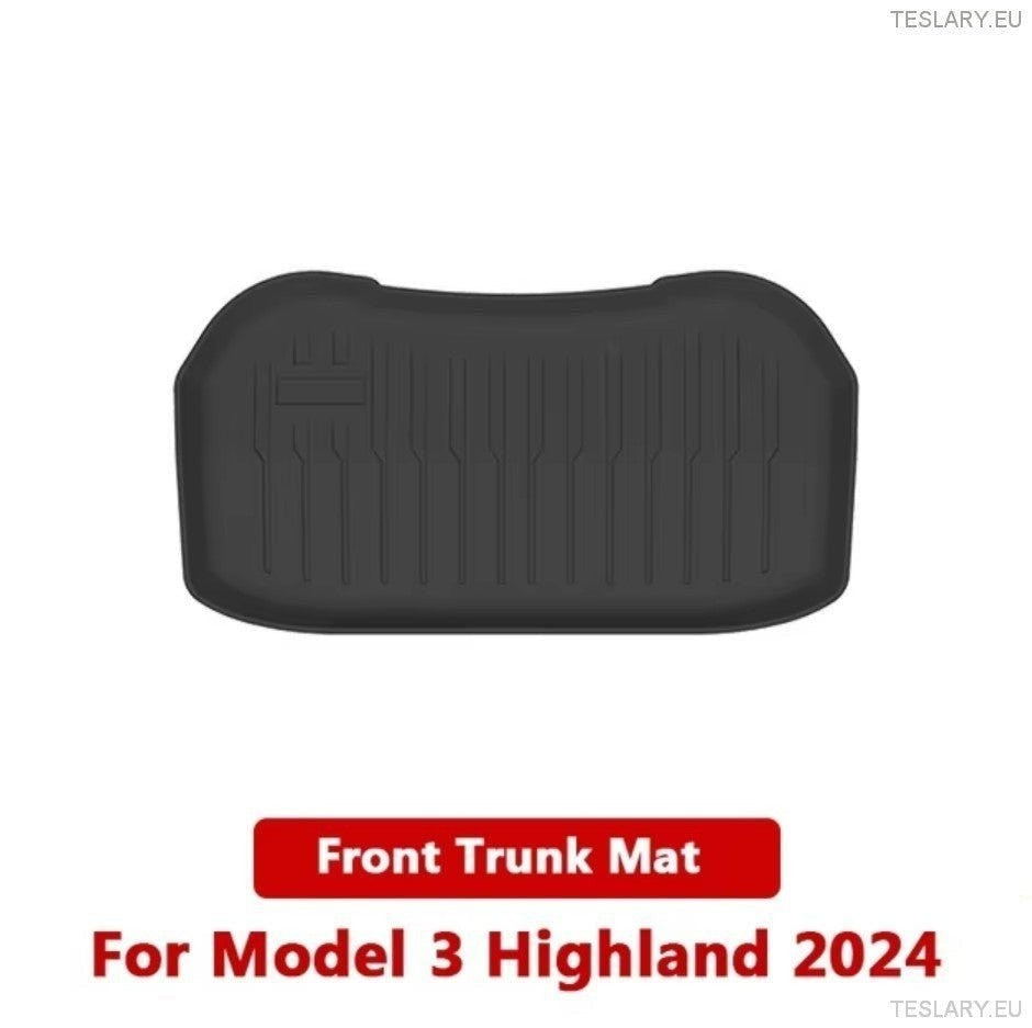 Front og bakre TPE -lagringsmatter for Tesla Model 3 Highland (2)