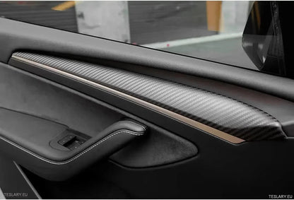 Internal Door Side Trims Tesla 3/Y - TESLARY Tesla Shop Accessories Europe Nederlands Dublin Cork Ireland Deutschland Espana Alicante France Italia