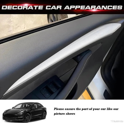 Internal Door Side Trims Tesla 3/Y - TESLARY Tesla Shop Accessories Europe Nederlands Ireland Deutschland Espana Alicante France Italia