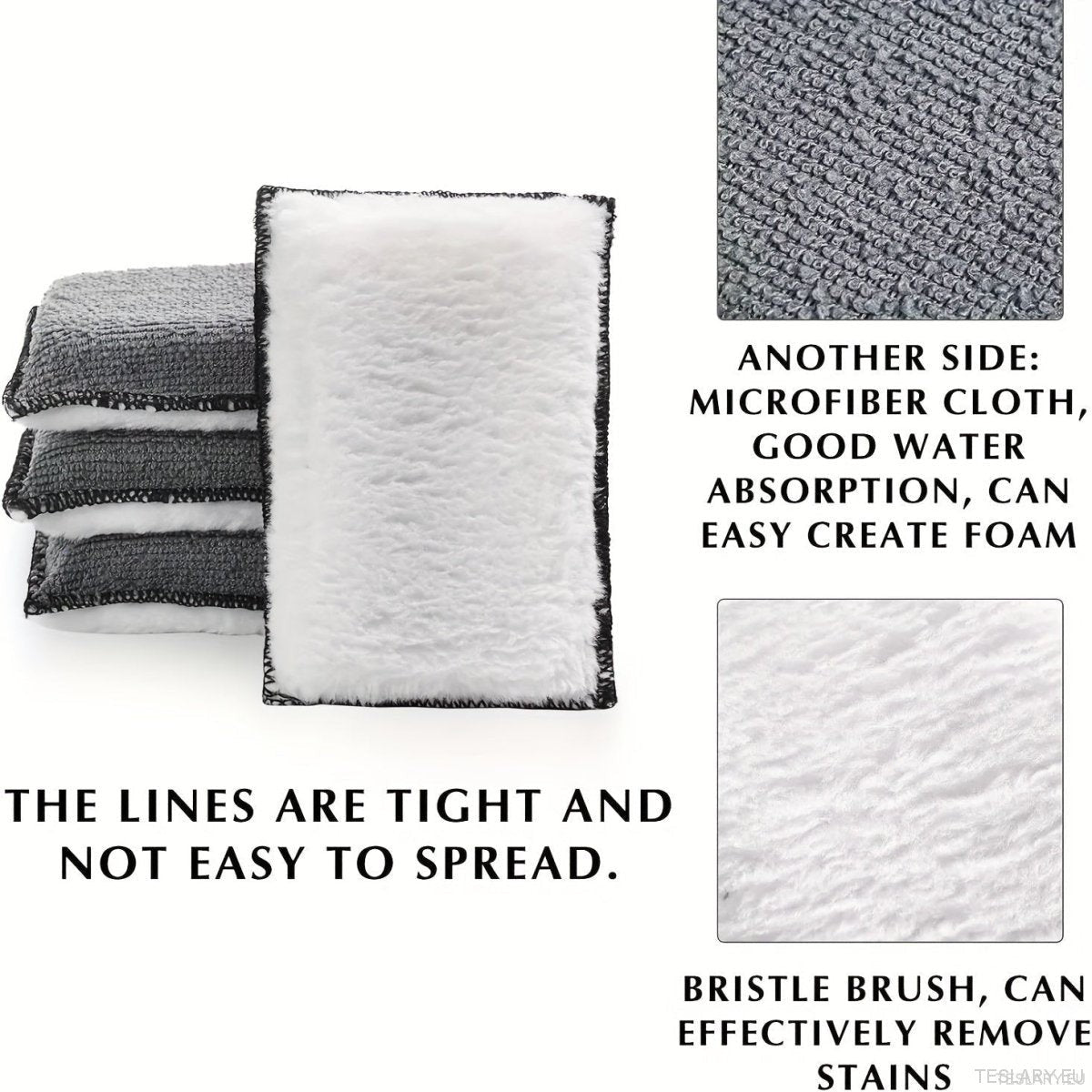 Luxury car upholstery cleaning sponge set, seat and exterior care washing block, cloth set - TESLARY Tesla Shop Accessories Europe Nederlands Ireland Deutschland Espana Alicante France Italia