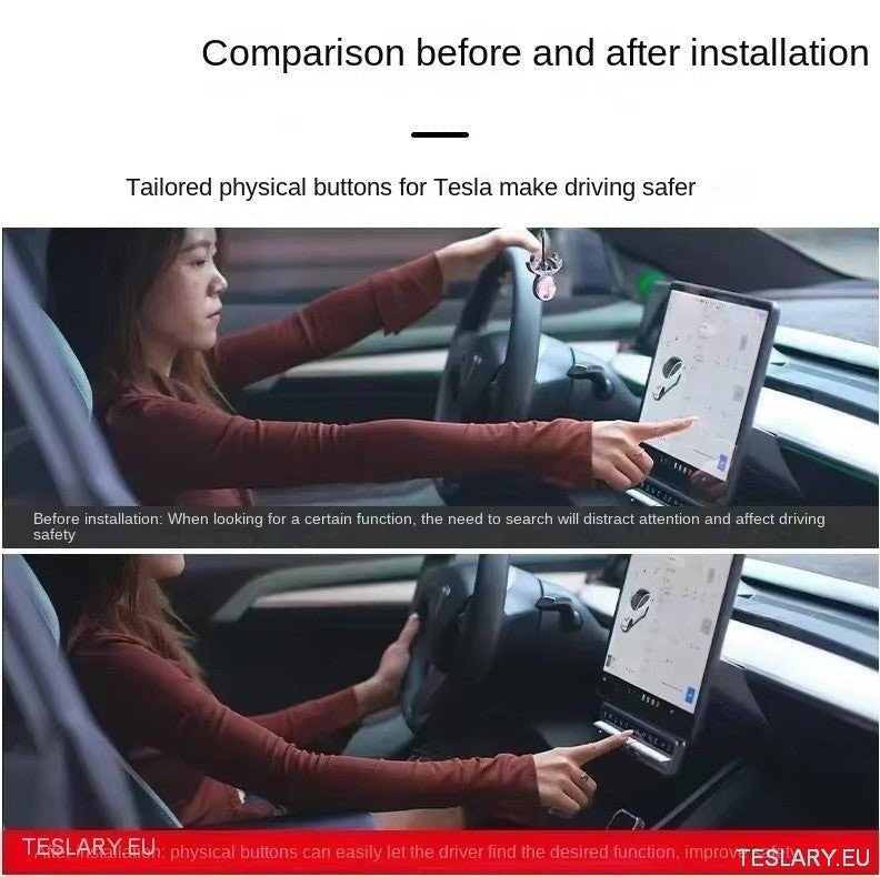 Multi -funksjon fysiske knapper for Tesla Model 3/y