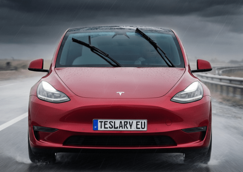 TESLA MODEL Y REPLACEMENT WIPER BLADES LEFT AND RIGHT DRIVER PASSENGER RHD LHD NATURAL RUBBER BEST QUALITY BEST PRICE IRELAND EUROPE GENUINE SAVINGS