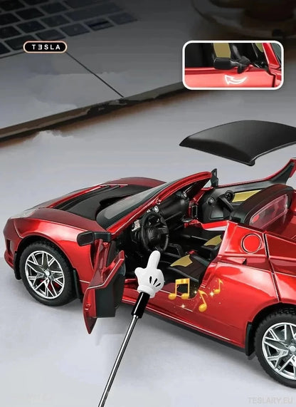 Original Tesla Roadster Model Car 2012 1:24 Uoffisiell versjon