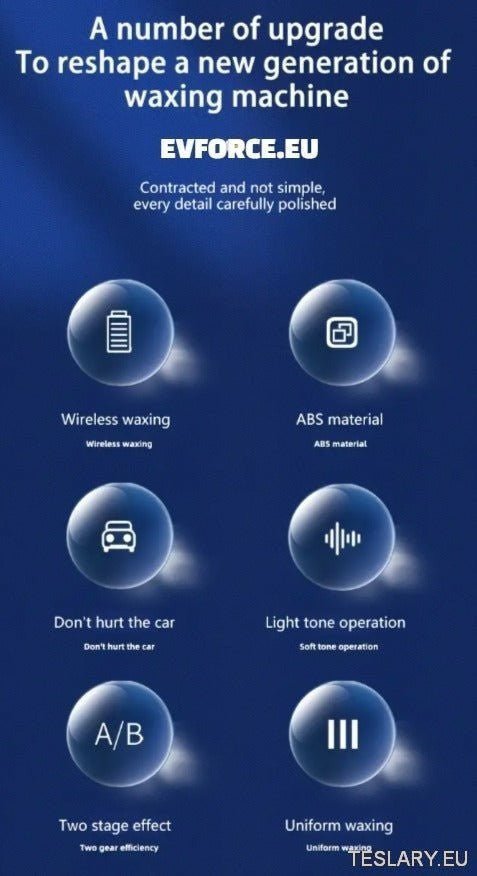 Portable Mini Cordless Car Polishing Machine for Tesla , BYD , MG & More - TESLARY Tesla Shop Accessories Europe Nederlands Ireland Deutschland Espana Alicante France Italia