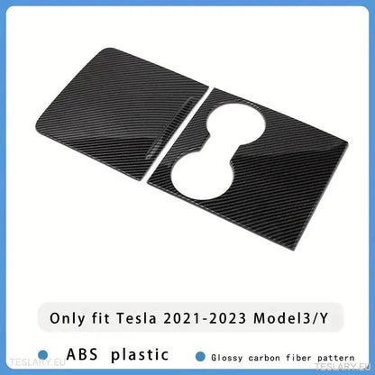 Premium plastsenterkonsolldeksel for Tesla 3/y
