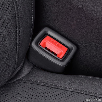 Premium PVC Car Seat Belt Socket Protector - Fit, Anti - Collision & Scratch Guard for Interior Upgrade - TESLARY Tesla Shop Accessories Europe Nederlands Ireland Deutschland Espana Alicante France Italia