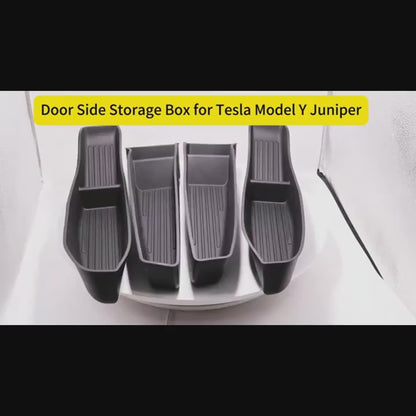 Tesla Model 3 / Y / Y+ Juniper / 3+ Highland TPE Door Organiser Protective Pockets Front & Rear