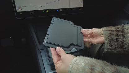 Tesla Model 3+ Highland Center Console Hidden Storage Magnetic Lock