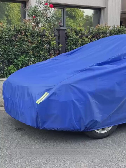 Innendørs/utendørs universell 4,9 m bildekke/beskytter egnet for Tesla -modell 3/y