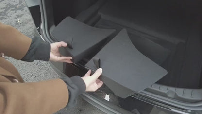 Tesla Model 3 Highland posteriore Organizzatore Tagi laterali con coperchi (2)