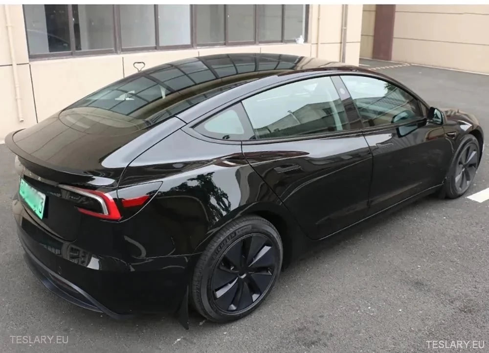 Bakstamme spoiler for Tesla Model 3 Highland 2024 og utover
