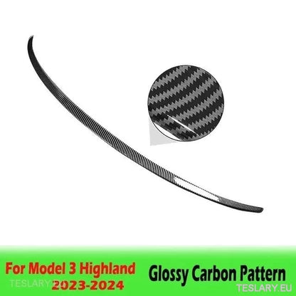 Bakstamme spoiler for Tesla Model 3 Highland 2024 og utover